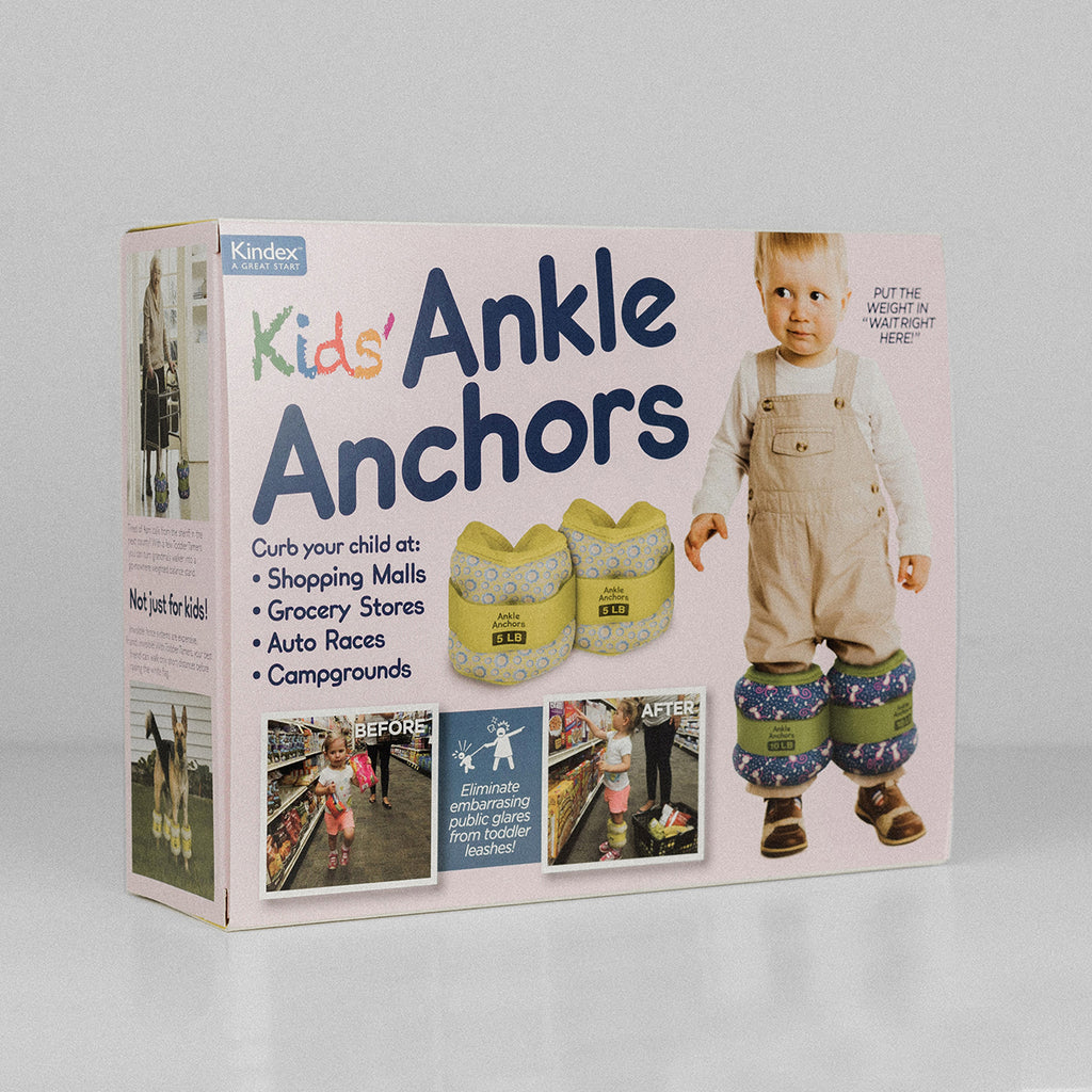 Kids' Ankle Anchors to curb your child prank box